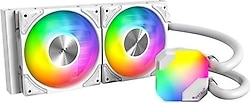 Montech HyperFlow ARGB 240 mm Beyaz İşlemci Sıvı Soğutucu