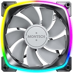 Montech RX120 Siyah 12 cm Kasa Fanı