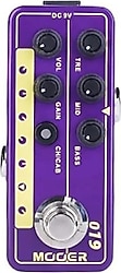 Mooer M019 Micro PreAMP UK Gold PLX Marshall P Tip Pedal