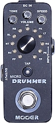 Mooer MDM1 Micro Drummer Digital Drum Machine Pedalı
