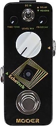 Mooer MDV1 Micro Serisi EchoVerb Digital Delay & Reverb Pedalı
