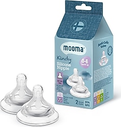 Mooma Kindy 0-6 Ay 2'li Biberon Emziği