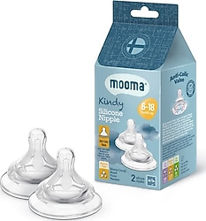 Mooma Kindy 6-18 Ay 2'li Biberon Emziği