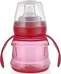 Mooma Kindy Kırmızı Damlatmaz Alıştırma Bardağı 6 Ay+ 200 ml