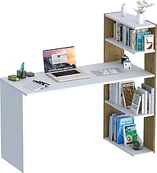 Moonlife Çınar Kitaplıklı Çalışma Masası
