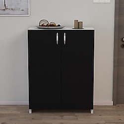 Moonlife Turna Siyah 4 Raflı Ayakkabılık