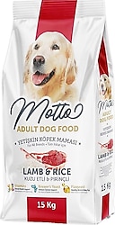 Motto Kuzu Etli 15 kg Yetişkin Köpek Maması