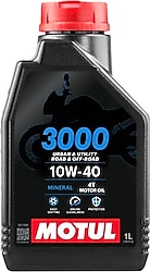 Motul 3000 10W-40 4T 12'li 1 lt Mineral Motosiklet Yağı