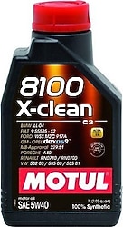 Motul 8100 X-Clean 5W-40 2'li 1 lt Motor Yağı