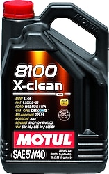 Motul 8100 X-Clean 5W-40 4'lü 5 lt Motor Yağı