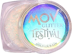 Mov Glitter Festival Golden Rain Vücut Simi