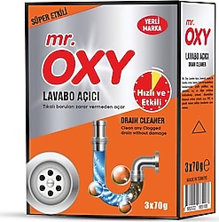 Mr. Oxy Lavabo Açıcı 3x70 gr