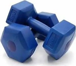 Mrt Sport 2x2 kg Deluxe PVC Kaplama Plastik Dambıl