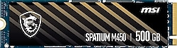 MSI Spatium M450 PCI-Express 4.0 500 GB M.2 SSD