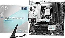 MSI B860M Gaming Plus Wi-Fi Intel LGA1851 DDR5 Micro ATX Anakart
