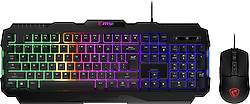 MSI Forge GK100 Combo RGB Kablolu Oyuncu Klavyesi Mouse Seti