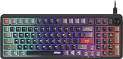 MSI Forge GK110 RGB %96 Membrane Switch Kablolu Oyuncu Klavyesi