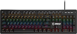 MSI Forge GK300 RGB Red Switch Kablolu Mekanik Oyuncu Klavyesi