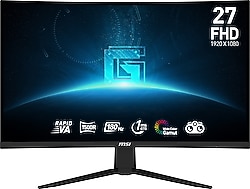 MSI G27C3F 27" 1 ms Full HD Curved 180 Hz Oyuncu Monitörü