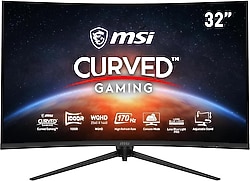 MSI G321CQP E2 31.5" 1 ms 2K Curved Pivot 165 Hz Oyuncu Monitörü