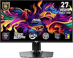 MSI MAG 271QP QD-OLED X28 27" 0.03 ms 2K Pivot 280 Hz Oyuncu Monitörü