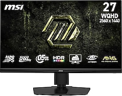 MSI MAG 272QPF E20 27" 0.5 ms 2K Pivot IPS 200 Hz Oyuncu Monitörü