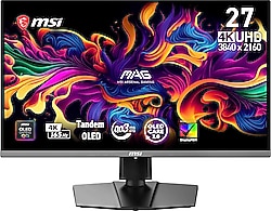 MSI MAG 272UP QD-OLED E16 26.5" 0.03 ms 4K Pivot 165 Hz OLED Oyuncu Monitörü