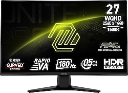MSI MAG 274CQF 27" 0.5 ms 2K Curved 180 Hz Oyuncu Monitörü