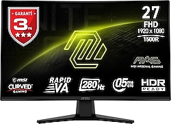 MSI MAG 274CXF 27" 0.5 ms Full HD Curved 280 Hz Oyuncu Monitörü