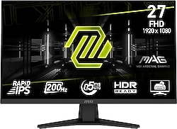 MSI MAG 274F 27" 0.5 ms Full HD IPS 200 Hz Oyuncu Monitörü