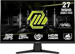MSI MAG 274QF 27" 0.5 ms 2K IPS 180 Hz Oyuncu Monitörü
