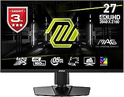 MSI MAG 274UPF E2 27" 0.5 ms 4K Pivot IPS 160 Hz Oyuncu Monitörü