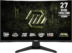 MSI MAG 275CF X24 27" 0.5 ms Full HD Curved 240 Hz Oyuncu Monitörü