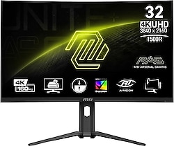 MSI MAG 321CUP 31.5" 1 ms 4K Curved 160 Hz Oyuncu Monitörü