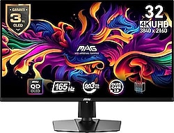 MSI MAG 321UP QD-OLED 31.5" 0.03 ms 4K 165 Hz OLED Oyuncu Monitörü