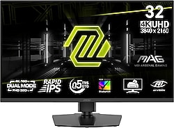 MSI MAG 322URDF E16 31.5" 0.5 ms 4K 160 Hz - Full HD 320 Hz IPS Oyuncu Monitörü