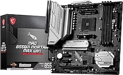 MSI MAG B550M MORTAR MAX Wi-Fi AM4 DDR4 Micro ATX Anakart