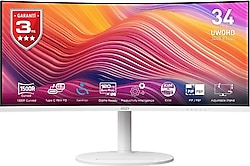 MSI Modern MD342CQPW 34" 1 ms UWQHD Curved 120 Hz Oyuncu Monitörü