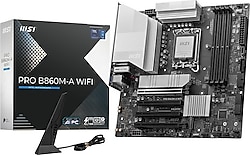MSI Pro B860M-A Wi-Fi Intel LGA1851 DDR5 Micro ATX Anakart