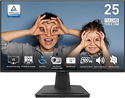 MSI PRO MP252 24.5" 1 ms Full HD IPS 100 Hz Monitör