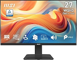MSI PRO MP273Q E14 27" 1 ms 2K IPS 144 Hz Monitör
