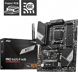 MSI Pro X670-P Wi-Fi AMD AM5 DDR5 ATX Anakart