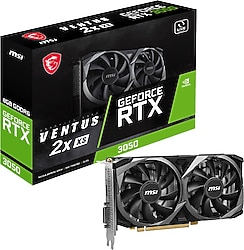 MSI RTX 3050 Ventus 2X XS 8G GDDR6 128 Bit 8 GB Ekran Kartı