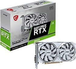 MSI RTX 3050 Ventus 2X XS White 8G OC GDDR6 128 Bit 8 GB Ekran Kartı