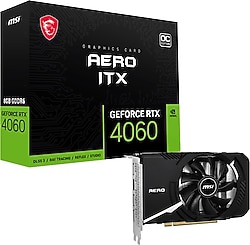 MSI RTX 4060 AERO ITX 8G OC 128 Bit GDDR6 8 GB Ekran Kartı
