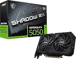 MSI RTX 5050 8G Shadow 2X OC G5050-8S2C 128 Bit GDDR6 8 GB Ekran Kartı