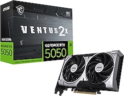 MSI RTX 5050 8G Ventus 2X OC G5050-8V2C 128 Bit GDDR6 8 GB Ekran Kartı