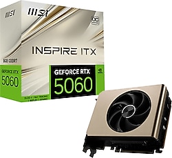 MSI RTX 5060 8G Inspire ITX OC G5060-8IIC 128 Bit GDDR7 8 GB Ekran Kartı