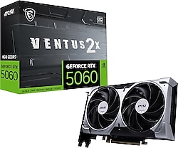 MSI RTX 5060 8G Ventus 2X OC G5060-8V2C 128 Bit GDDR7 8 GB Ekran Kartı