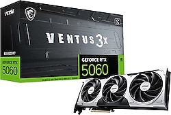 MSI RTX 5060 8G Ventus 3X G5060-8V3 128 Bit GDDR7 8 GB Ekran Kartı